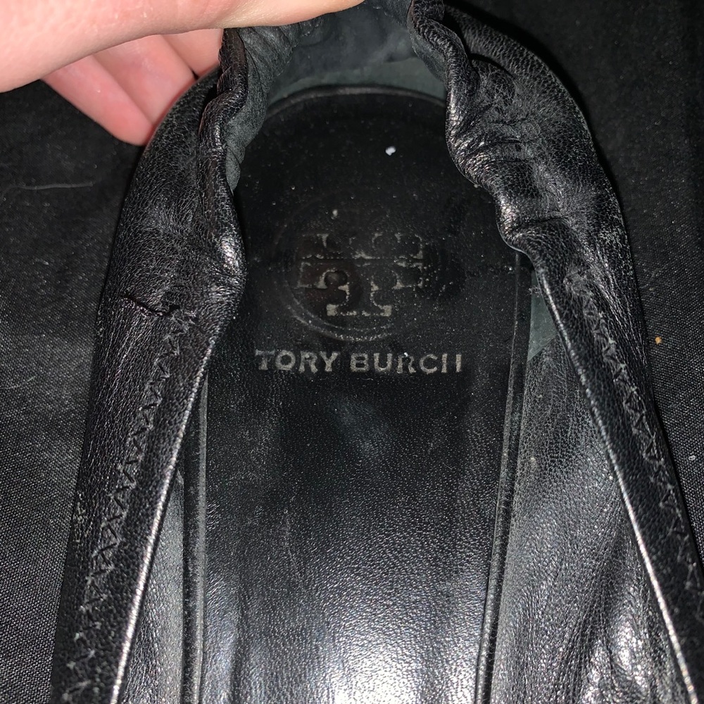 Tory Burch Black Ballet Flats